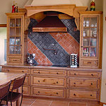 Custom Hutch and Kitchen Cabinetry