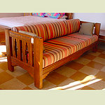 Handmade Wood Frame Sofa